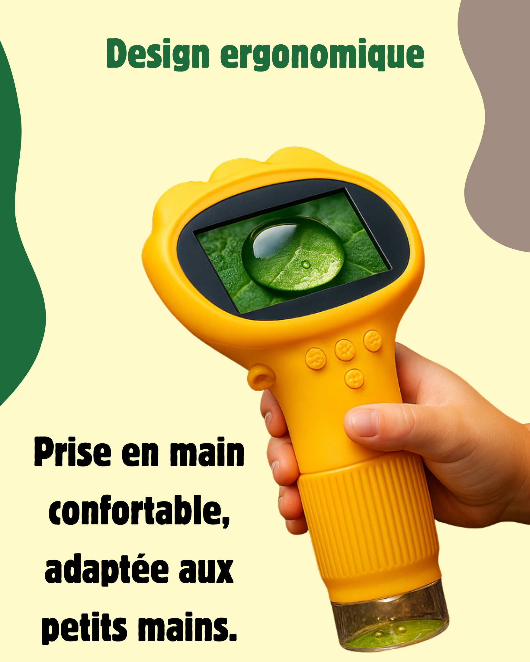 Microscope éducatif 1000X photo et vidéo