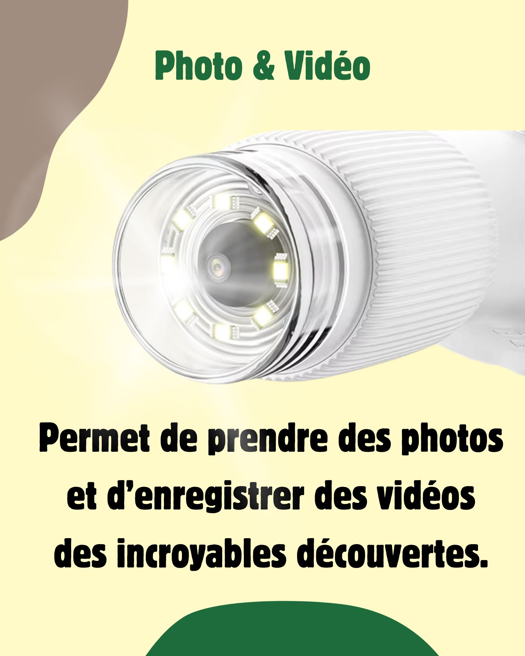 Microscope éducatif 1000X photo et vidéo